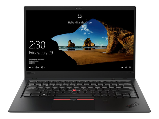 ThinkPad X1 Carbon Gen6 - Intel Core i7, 8th Gen, 16GB RAM, 256GB SSD